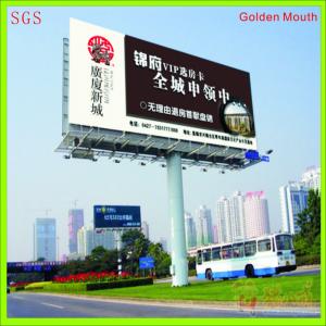 China 510g PVC banner flex large format billboard printing with uv coating supplier