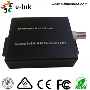 China 10/100Mbps IP Ethernet Over Coaxial Converter With Dc 12v Power Supply supplier