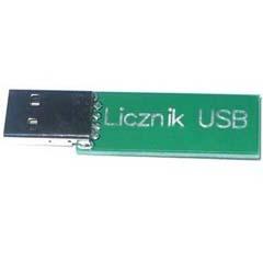 Licznik 4,8 con la dongle del USB