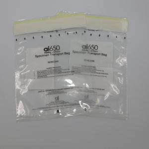 China Custom Printed Biohazard Specimen Bag Tamper Proof For Chemical Test supplier