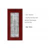China Art Building Decorative Patterned Glass Panels / Decorative Panels For Doors wholesale