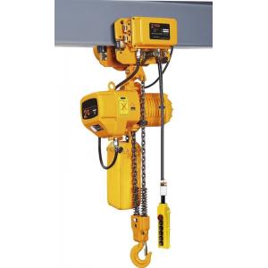 China 2 Ton 3 Ton Small Electric Chain Hoist With Light And Hard Aluminum Alloy Shell supplier