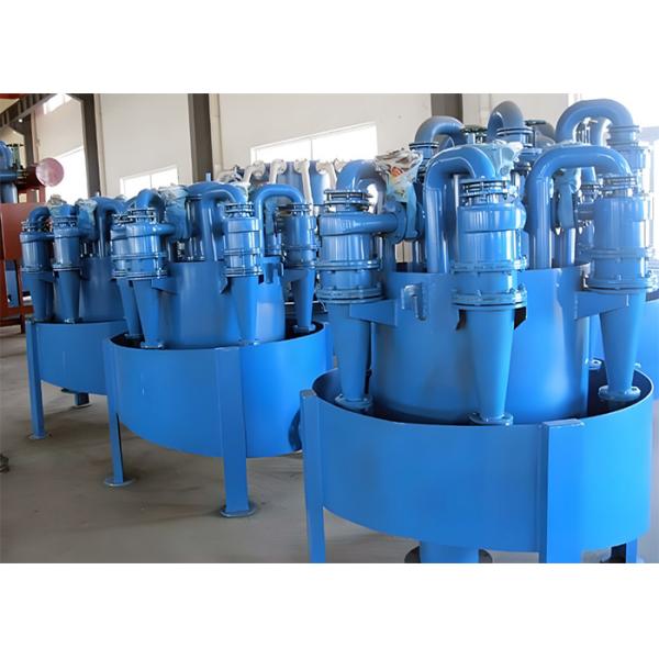 China Blue Color Dewatering Desanding Hydrocyclone Water Clarification Low Cost Maintenance wholesale