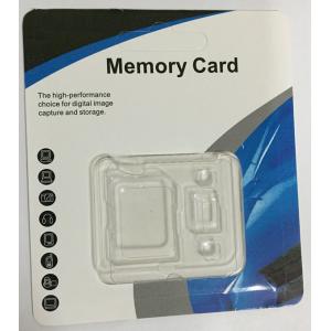 China Logo Customized Memory Card Package 15mm X 11mm X 1mm With PP / Plastic OEM supplier