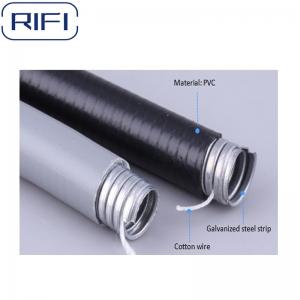 PVC Coated Liquid Tight Flexible Conduit For Wiring Gray Black