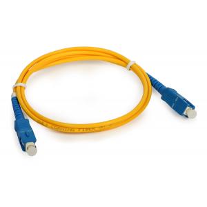 China Data processing networks SC Simplex Fiber Optic Patch Cord with Single Mode fiber supplier