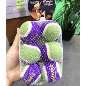 Wilko 6 pack Train Tennis Balls Dog Toy 2.5inch