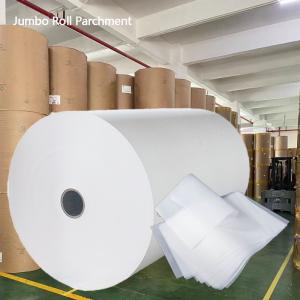 0.05mm Solvent-Free Silicone Oil Coated Baking Unbleached Parchment Paper Jumbo Roll 5000m