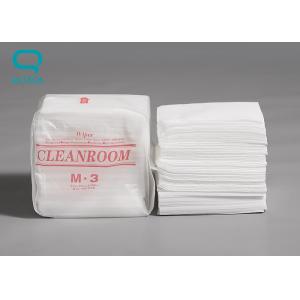 Cotton Cellulose Cleanroom Wipe Biodegradable 25x25cm High Absorbency