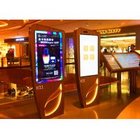 China High Resolution Digital Signage Kiosk Floor Stand / Interactive Directory Kiosk For Building on sale