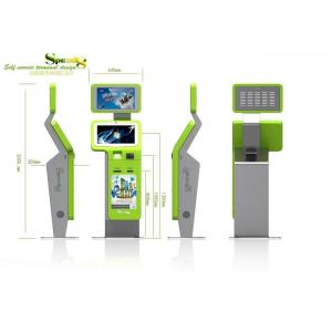 China Retail / Ordering / Payment Self service Waterproof Lobby Kiosk with Fingerprint Reader supplier