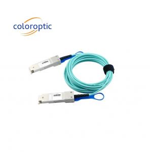 40G QSFP+ 3 - 100m Length AOC Active Optical Cable Infiniband QDR / DDR / SDR