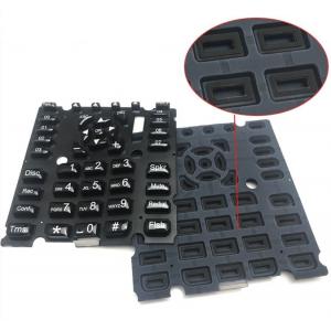 Epoxy Resin Glue Process Silicone Rubber Keypads 75 Shore A