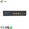 8 Port Ethernet POE Switch Managed Gigabit Auto Sensing 24V 48V Layer 2