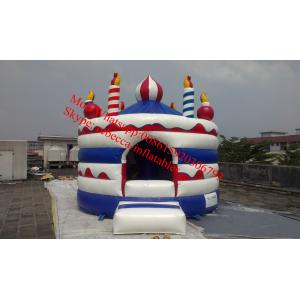 birthday party cake inflatable bouncer house