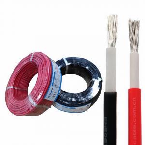 Approved TUV Voltage 6mm Black Red PV Cable Jackets XLPE CE Rating 70A