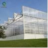 China 120km/H Multi Span Polycarbonate Aluminium Greenhouse With Irrigation System wholesale