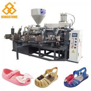 China Crystal Shoes Slipper Making Machine , PVC kids Jelly Shoe sandal Injection Moulding Machine supplier