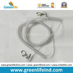 Plastic Retention Clear Rope Chain Snap Hook Security Leash