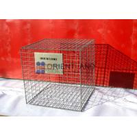 China Large Pvc Coated Welded Gabion Baskets 75×75mm Rectangular Hole Shape on sale