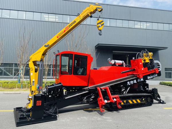 600KN Pullback Horizontal Directional Drilling Machine 194KW Engine
