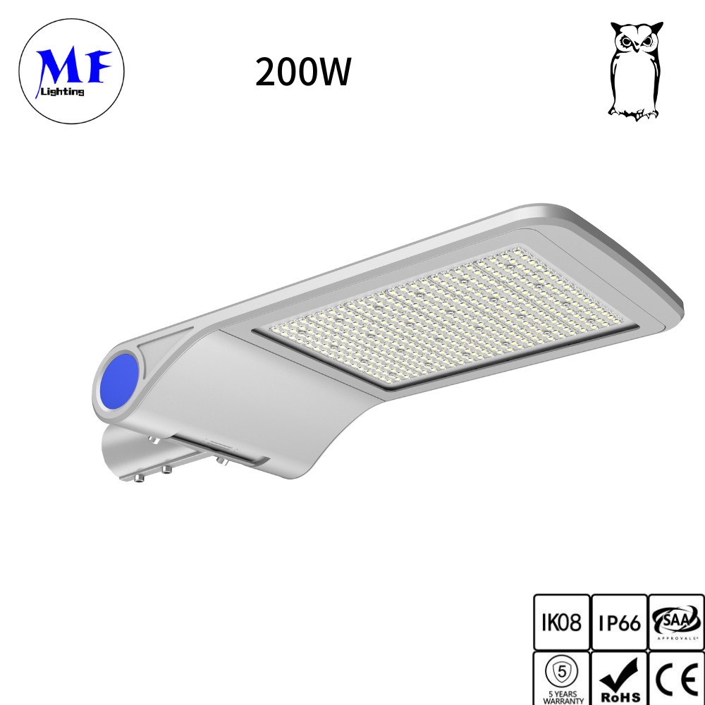China Robust Weather Resistant IP66 LED Street Light With Photocell 30W-240W For Platform Bus Stop Transit Hub on sale