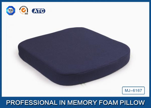 Comfort Polyurethane Memory Foam Seat Cushion For Car / Office Chair