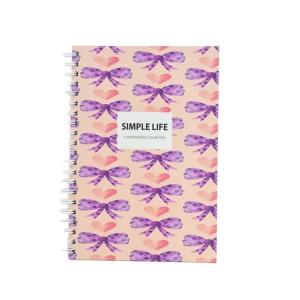 China Handmade Spiral Binding Diet School Agenda Notebook with CMYK Offset Printing and More wholesale
