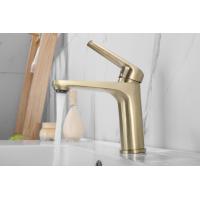 China Solid Brass Bathroom Basin Faucets Hot and Cool Chrome Surface Wash Basin Mixer Faucet on sale