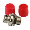 Red UPC Fiber Optic Cable Adapter , Fc Fiber Adapter Wave Length 1310/1550nm