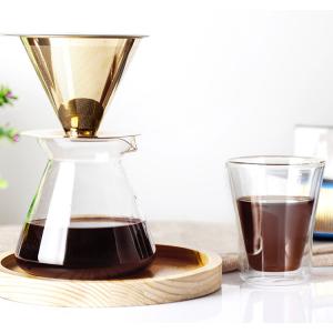 Tangson 500ml Glass Drip Coffee Maker, Borosilicate Coffee Mug Household Use