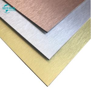 Aluminum Composite Brushed ACP Corrosion Resistant Glossy Acp Sheets 2440mm