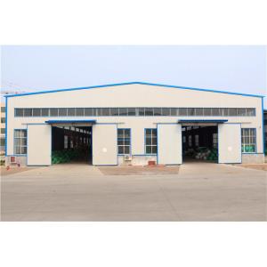 Gable Frame Light Metal Structural Steel Warehouse / Large Span Plant Buildings