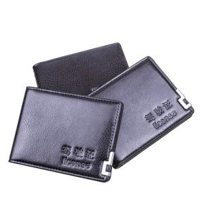 China Slim PU Leather Driving Licence Card Holder Vintage With ID Window supplier