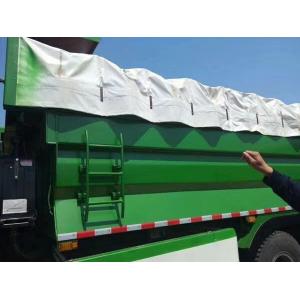 Waterproof PVC Truck Cover / PVC Tarpaulin For Garbage Truck Cover Easy To Clean