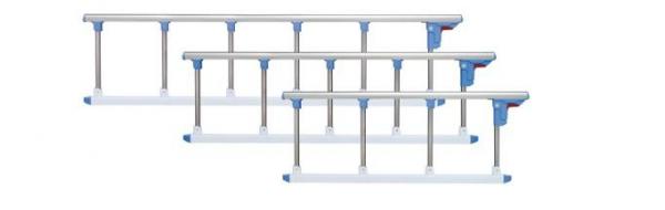 Aluminum Alloy Hospital Bed Accessories , 1200mm Long Hospital Bed Rails