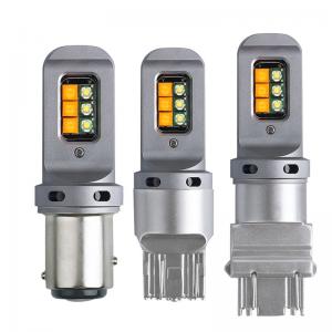 Long-Lasting 5W LED Brake Turn Signal Lights with 1156 Universal 12smd LED Bulbs 1156 P21W BA15S PY21W 3157 7443 Canbus
