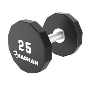 Durable Gym Fitness Dumbbell / Gym Accessory PU Dumbbell Color Optional