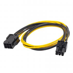 China PCIE 6 Pin Male To Female Extension Power Cable 18AWG For GPU Video Card supplier