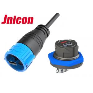 USB 3.0 Plug Socket USB Connector Waterproof With Dust Cap High Speed IP67