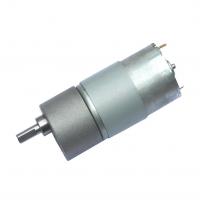 China Spur Gearbox Gear Motor 37mm 12V 24V DC Motor 45 Rpm Low Noise High Torque on sale