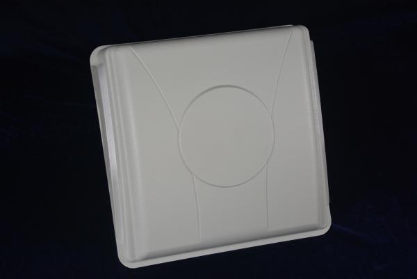 White Car Park Card Reader , Vehicle Access Control High Frequency Rfid Reader