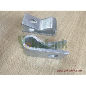 China Drop-forged HDG steel pole line hardware ductile iron guy hooks supplier