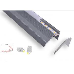 China Stair Led Profile Channel , C027 Recessed Aluminium Profiles For Led Lighting supplier