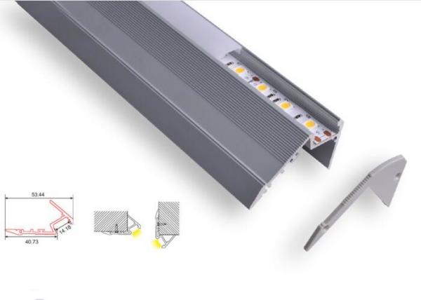 Stair Led Profile Channel , C027 Recessed Aluminium Profiles For Led Lighting