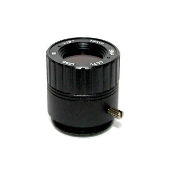 Iris Fixed IR cámaras de seguridad de 5.0MP For HD del formato imagen F1.4 16m m lente CCTV el 1/2”