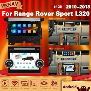 China Для 2010-2013 Range Rover Sport L494 10,4 дюймовый экран Главный блок Навигация Мультимедийный DVD-плеер Беспроводной Carplay supplier
