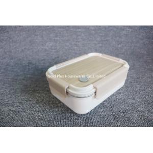Eco-Friendly stainless steel airtight bento lunch box  japanese sushi bento box with wood-like grain  lid