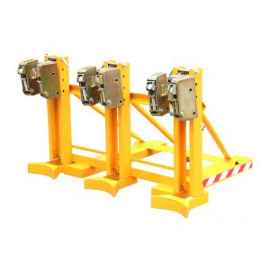 DG1080B Forklift Mounted Drum Grab Welded Steel Construction Forklift Drum Grabber Load Capacity 360Kg X2