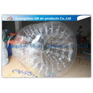 PVC Transparent Inflatable Rolling Ball , Funny Huge Inflatable Walk On Water Ball